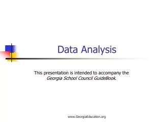 Data Analysis