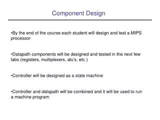 Component Design