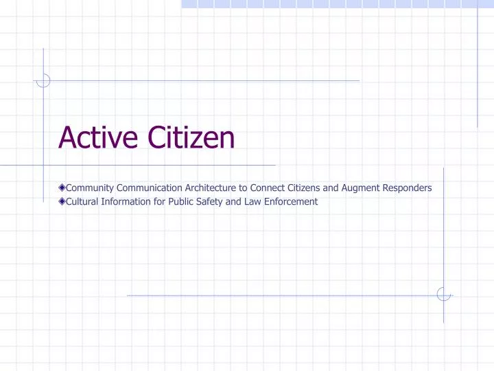 active citizen
