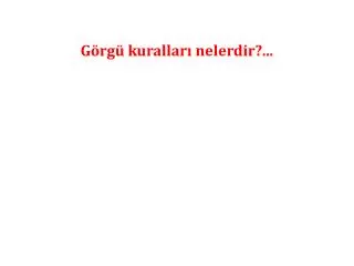g rg kurallar nelerdir