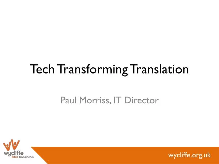 tech transforming translation
