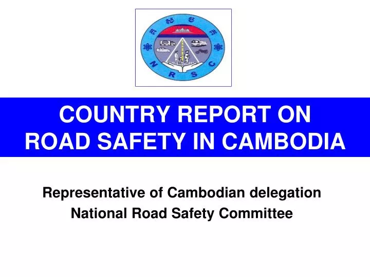 country report on road safety in cambodia