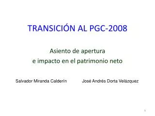 transici n al pgc 2008