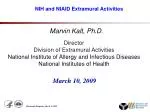 Marvin Kalt, Ph.D . - slide 1