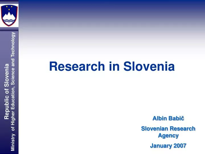 research in slovenia
