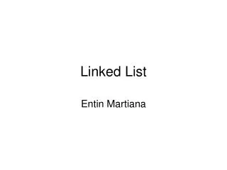 linked list