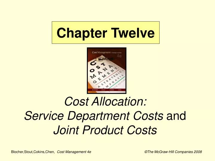 cost allocation service department costs and joint product costs