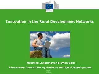 Innovation in the Rural Development Networks