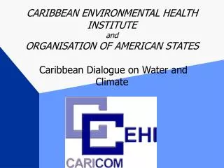 Caribbean Dialogue on Water and Climate