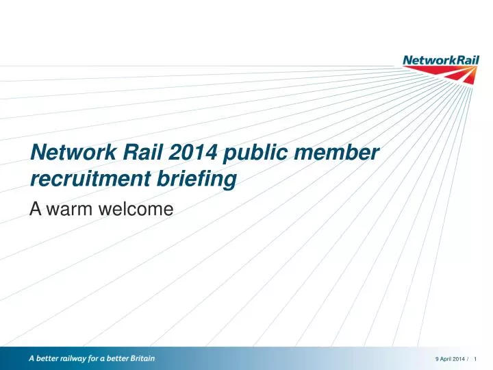 network rail 2014 public member recruitment briefing