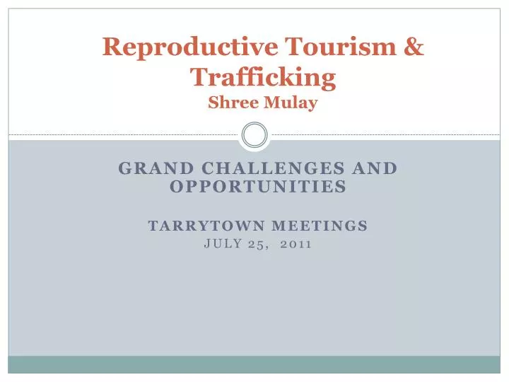 reproductive tourism trafficking shree mulay