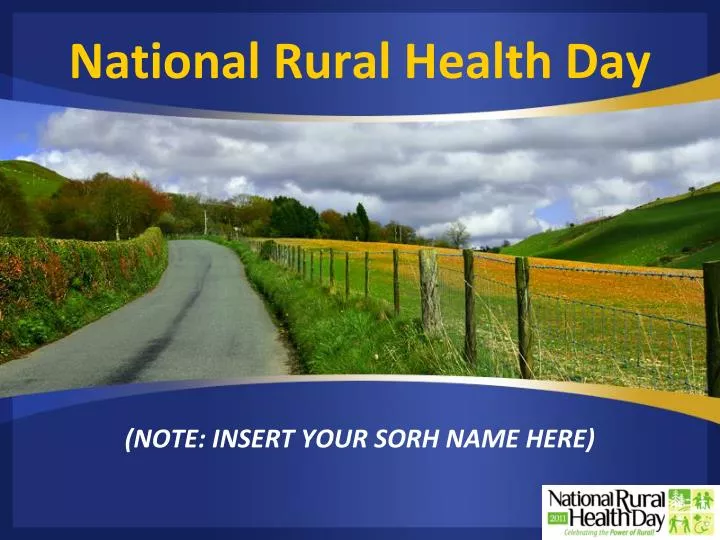 national rural health day