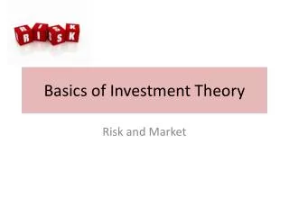 Basics of Investment Theory