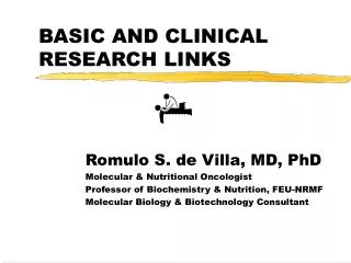 BASIC AND CLINICAL RESEARCH LINKS