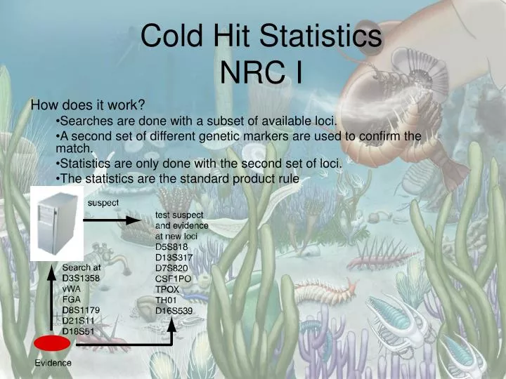 cold hit statistics nrc i