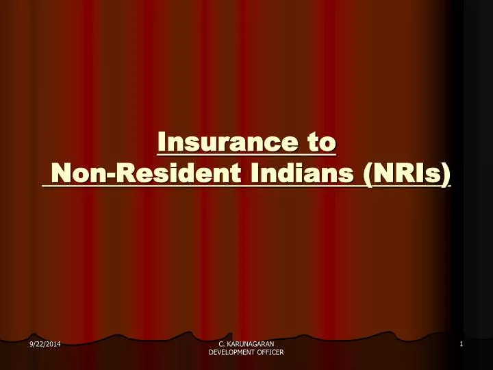 insurance to non resident indians nris