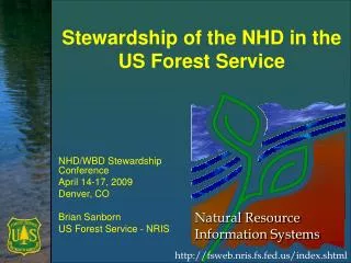 Stewardship of the NHD in the US Forest Service