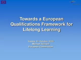 towards a european qualifications framework for lifelong learning