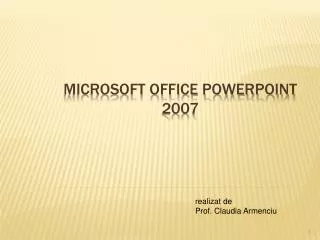 microsoft office powerpoint 2007