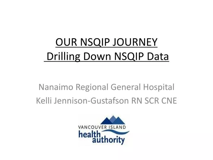 our nsqip journey drilling down nsqip data