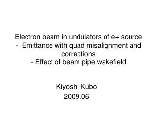 Kiyoshi Kubo 2009.06