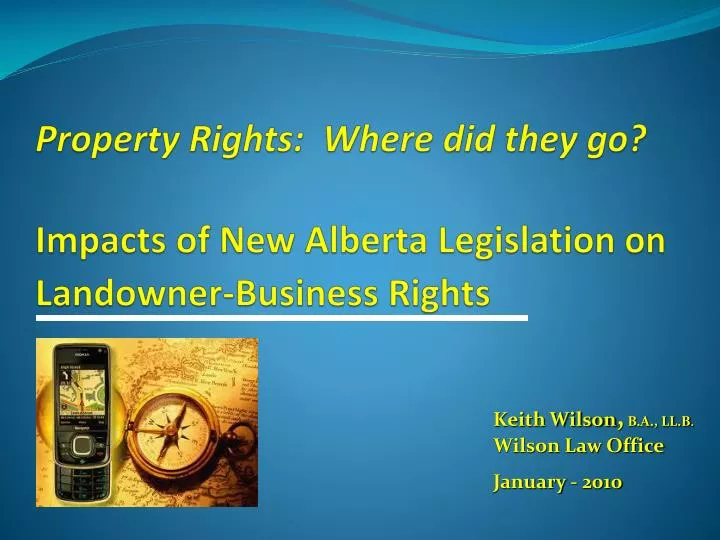 property rights where did they go impacts of new alberta legislation on landowner business rights