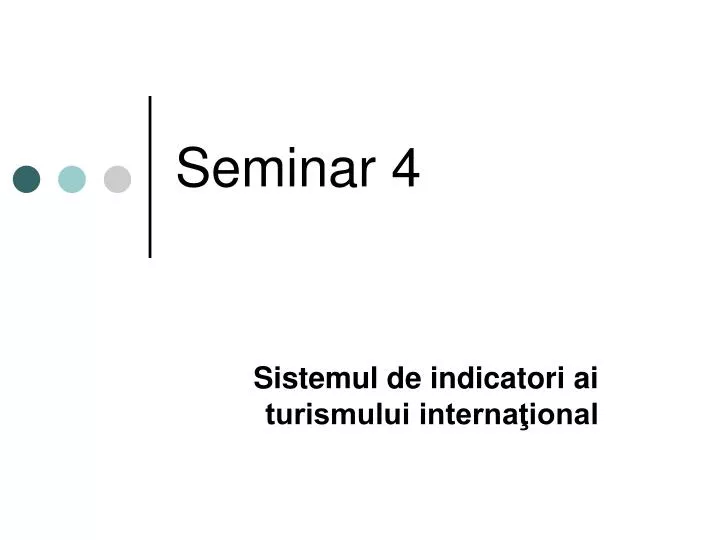 seminar 4