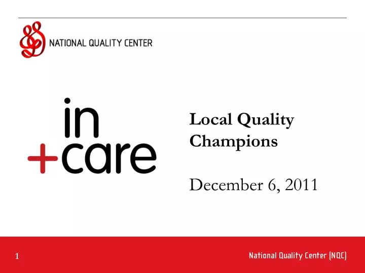 local quality champions december 6 2011