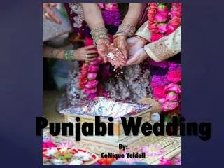 Punjabi Wedding By: CeNique Yeldell