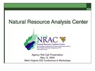 Natural Resource Analysis Center