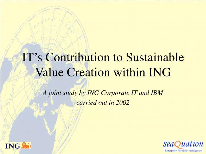 it s contribution to sustainable value creation within ing