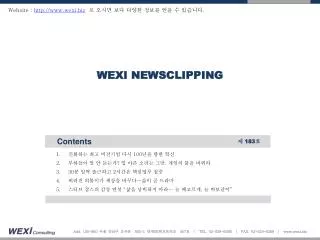 wexi newsclipping