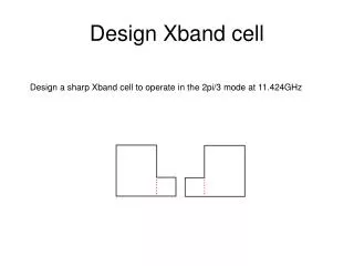 Design Xband cell