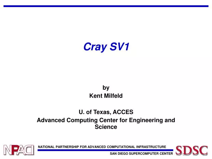 cray sv1