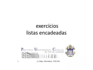 exerc cios listas encadeadas