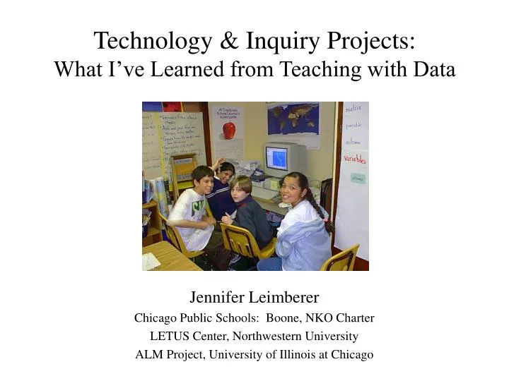 technology inquiry projects what i ve learned from teaching with data