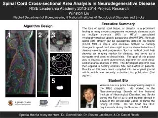 Spinal Cord Cross-sectional Area Analysis in Neurodegenerative Disease