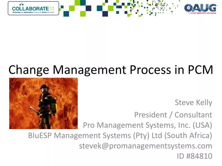 change management process in pcm