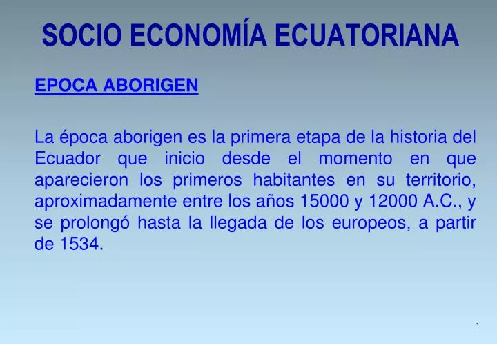 socio econom a ecuatoriana