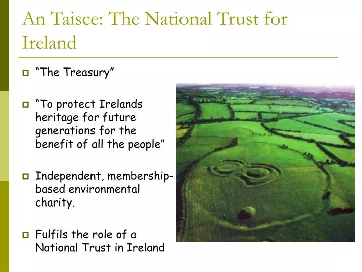 an taisce the national trust for ireland