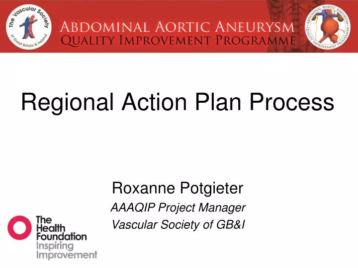 regional action plan process