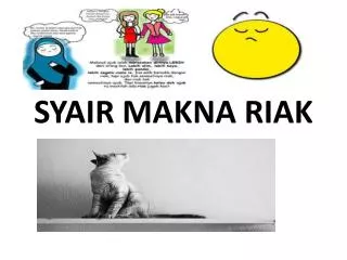 syair makna riak