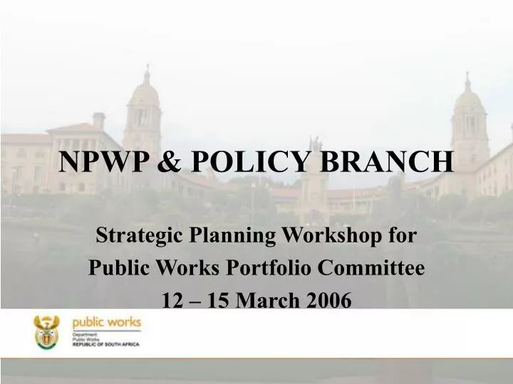 npwp policy branch