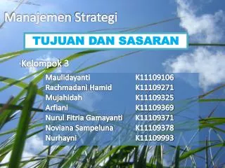 manajemen strategi