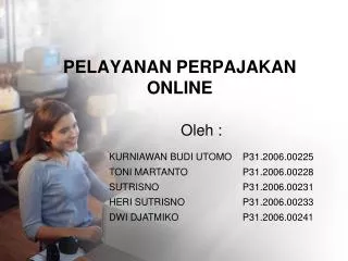 pelayanan perpajakan online
