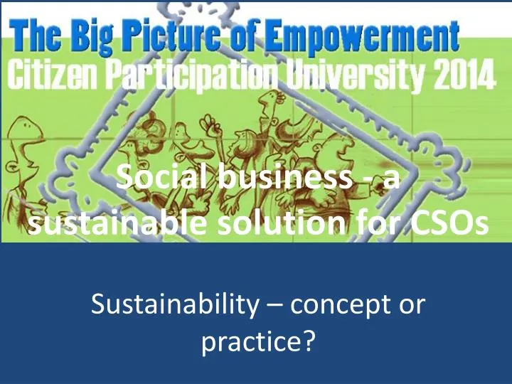 social business a sustainable solution for csos