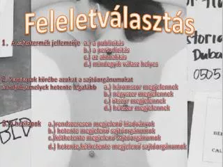 feleletv laszt s