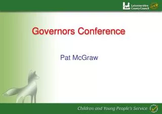 Governors Conference