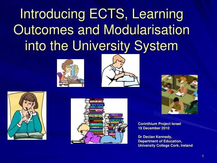 introducing ects learning outcomes and modularisation into the university system