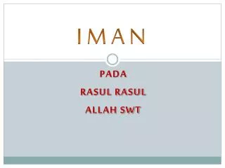 i m a n